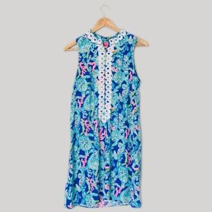 Lilly Pulitzer Jane Shift Dress Size 8 in Turtle Villa